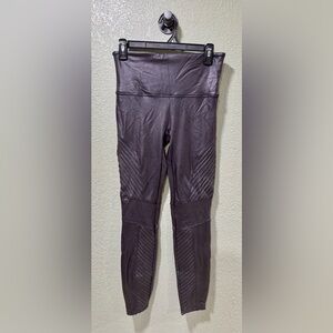 SPANX Women's Black Ribbed Leggings